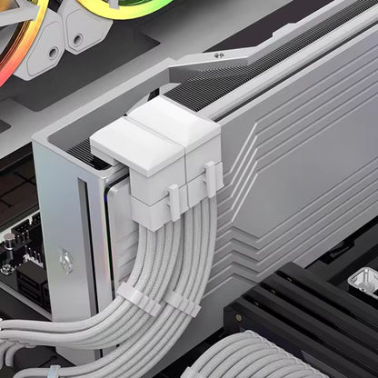 180-graders GPU-adapter for PCIe 8-pin – Ryddig kabelhåndtering