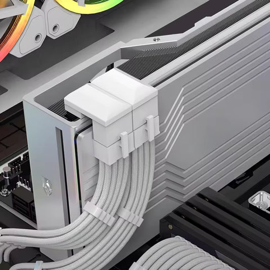 180-graders GPU-adapter for PCIe 8-pin – Ryddig kabelhåndtering