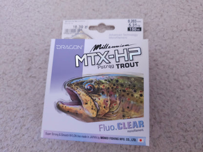 Dragon Millennium MTX-HP Pstrąg/Trout 1 stk – Premium japansk fiskesene for ørretfiske