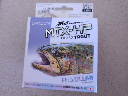 Dragon Millennium MTX-HP Pstrąg/Trout 1 stk – Premium japansk fiskesene for ørretfiske