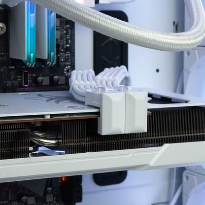 180-graders GPU-adapter for PCIe 8-pin – Ryddig kabelhåndtering