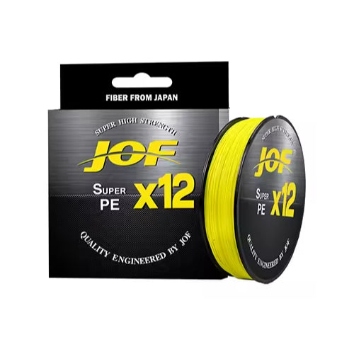 JOF X12 Upgraded – Supersterkt 12-tråds flettet fiskesnøre