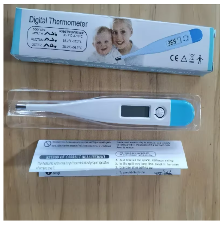 Digitalt termometer med feberalarm – Nøyaktig måling for baby og voksne
