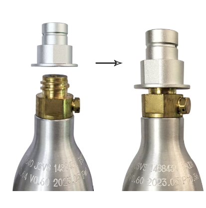 Quick Connect CO2 adapter for SodaStream maskiner