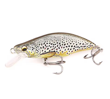 B&U Trout Sinking Minnow Fiskesluk 5 cm og 6,8 cm