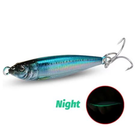 Sinking Metal Jig 30 g med 3D øye – langtkastende fiskesluk