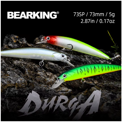 BEARKING New Model 73mm 5g – Profesjonell minnow med magnetisk kastesystem