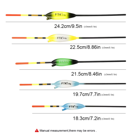 Slip Bobber Balsa Float Set – Presis kontroll og naturlig presentasjon