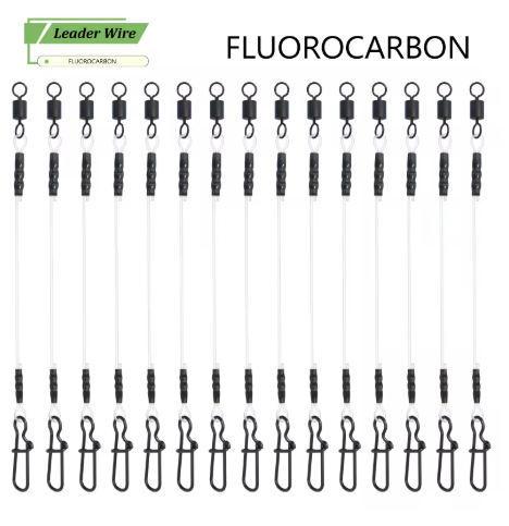 Fluorocarbon Fortommer 15 stk – Sterke, slitesterke og klare for presist predatorfiske