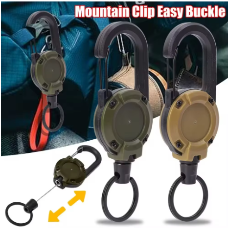 Heavy Duty Retractable Tool Reel – uttrekkbar sikkerhetsline med karabinkrok