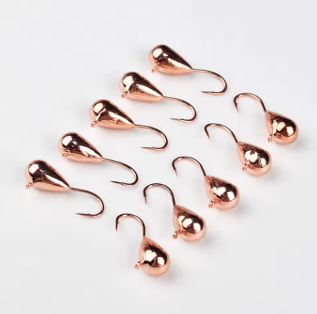 Elite TG Ice Fishing Jigs 5 stk – tungsten mormyshka med Hayabusa-krok