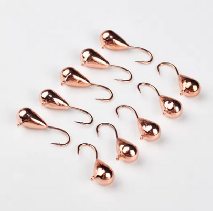 Elite TG Ice Fishing Jigs 5 stk – tungsten mormyshka med Hayabusa-krok