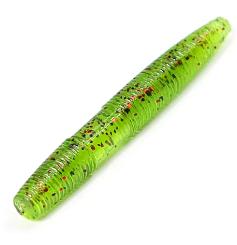 B&U Floating Senko Worm – Myke, flytende TPR‑agn for abbor og ørret (10pcs)