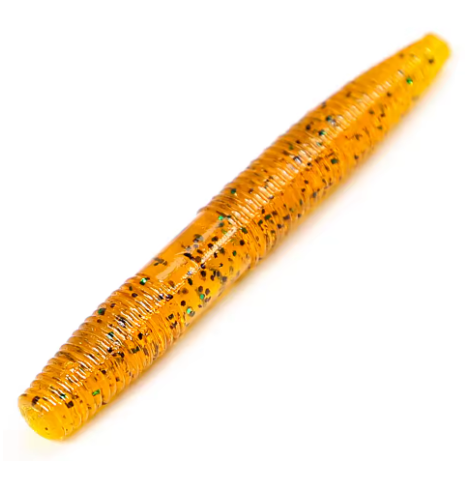 B&U Floating Senko Worm – Myke, flytende TPR‑agn for abbor og ørret (10pcs)