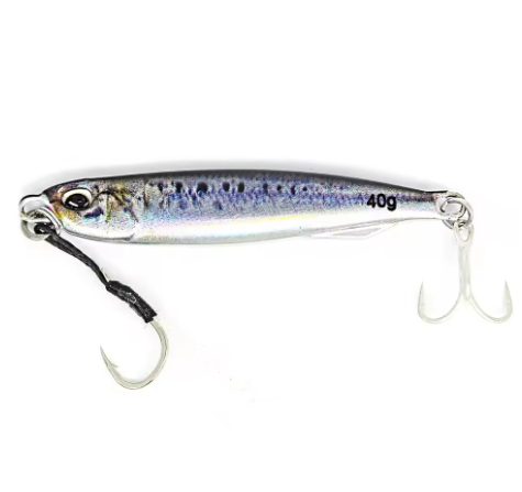 Metal Jig 30 g – Langtkastende, realistisk sardine‑jigg for kystfiske