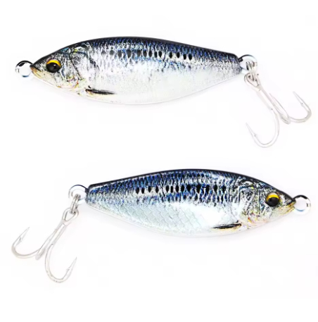 Metal Jig Spinner Spoon – 18 g og 28 g synkende metallagn med 3D‑øyne og roterende blad